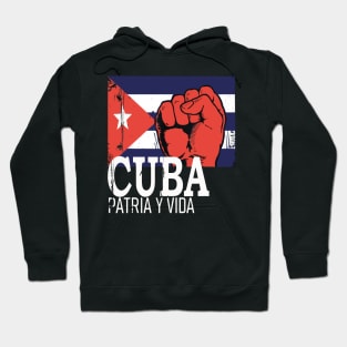 Cuba Flag Cuba Power Cuban Pride Vintage Hoodie